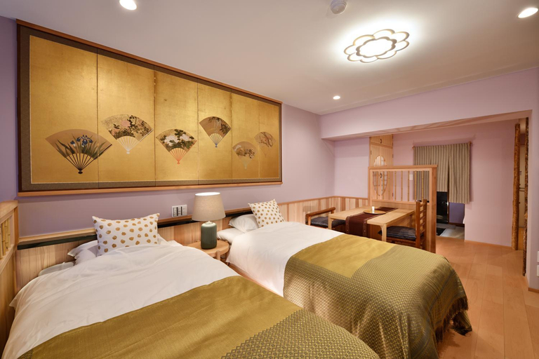 Bedroom 2, Seikoro Ryokan, Kyoto