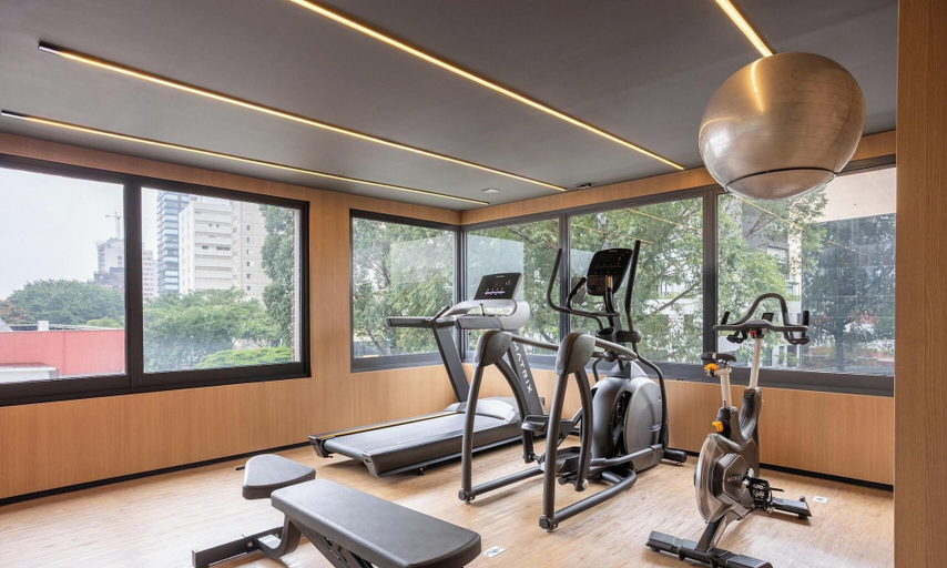 Fitness facility, Condo. w/ Rooftop Pool, 270m fr/ the Metro, Jardins - Gabs, São Paulo