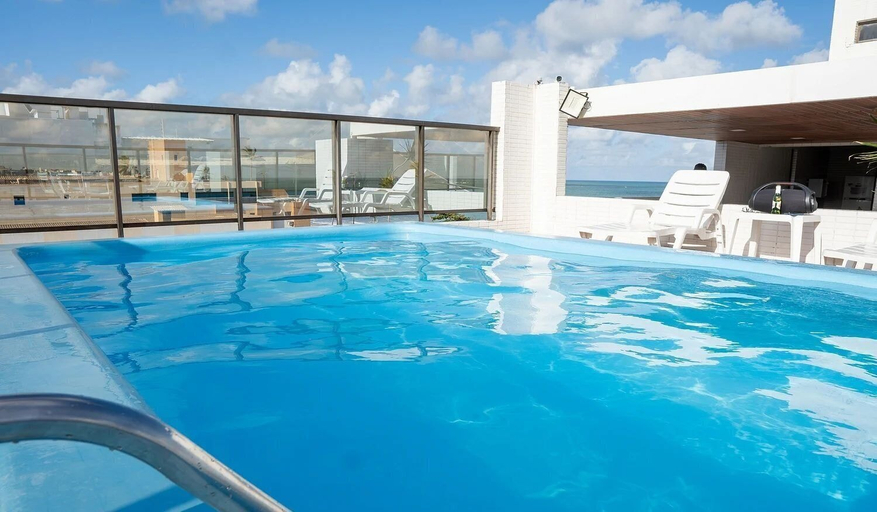 Pool 4, Mardisa Flat - Miramar Hospedagens, João Pessoa