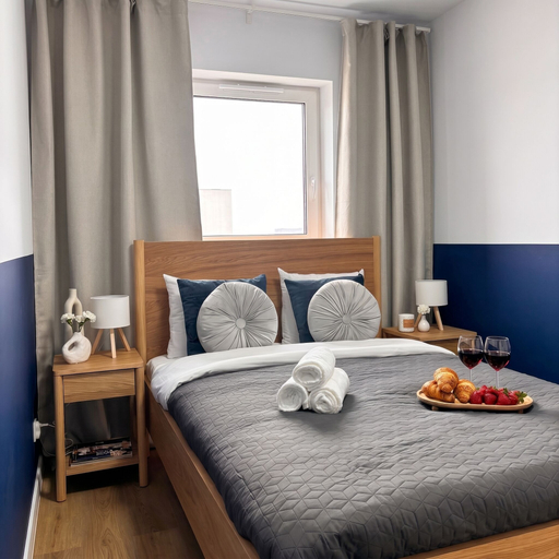Room 5, Lumina Comfort Apart near ZOO Parking, Łódź