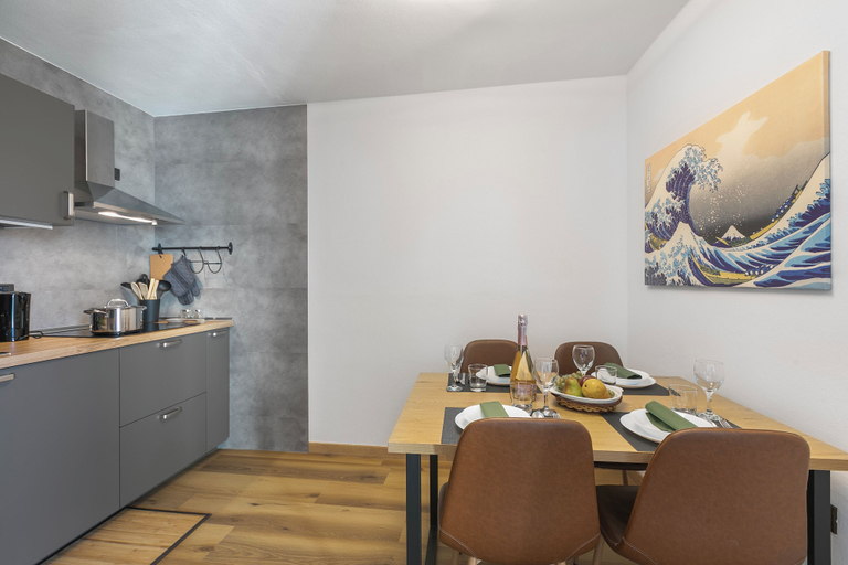 Dining 4, Residenza I 3 Mori B - Balcony & Mountain Views, Trento