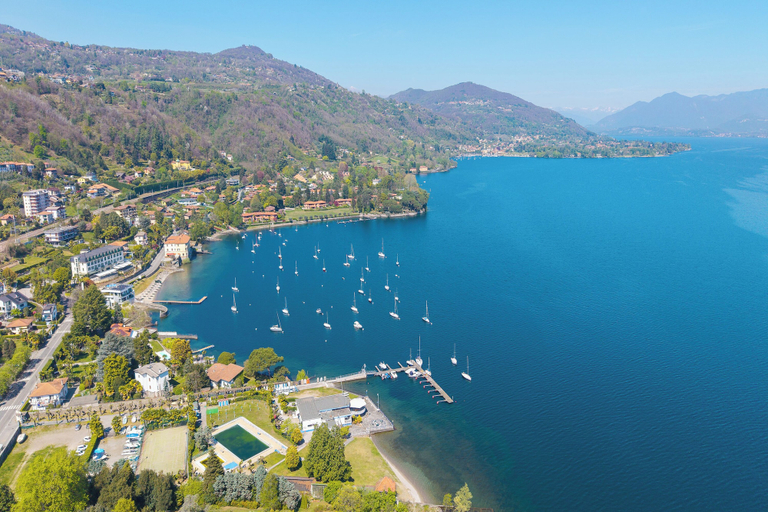 Aerial view 5, Suono del Lago, AC 50 mt From Lake and View Terrace, Novara