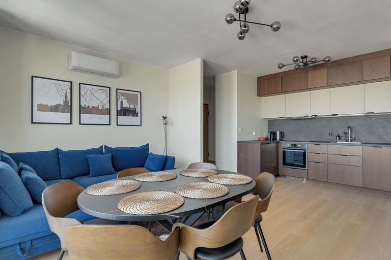 Living room 4, RentPlanet - Apartament Starowiejska, Gdańsk City