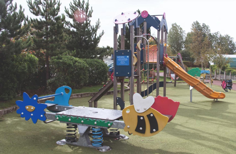 Children's area, Caravan Sleeps 5 - Decking, Parking, Pet Friendly, Lancashire