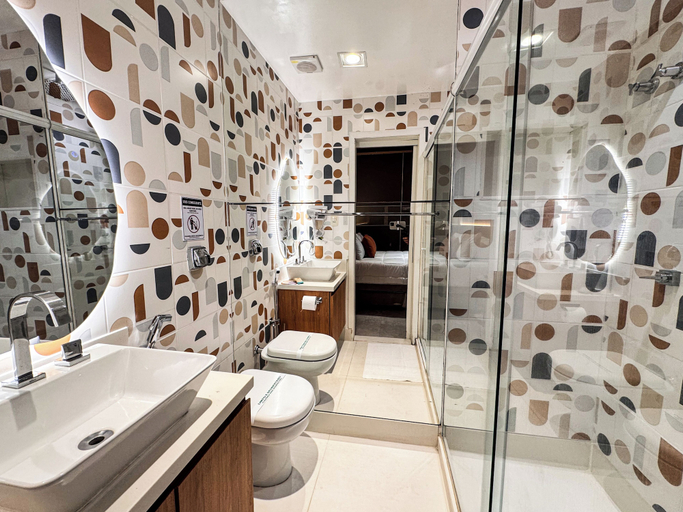 Bathroom 3, StayHome Ipanema Comfort 1min to Beach, Rio de Janeiro