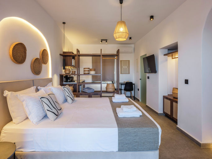 Bedroom 3, Sea Rock & Sky Private Residence, South Aegean