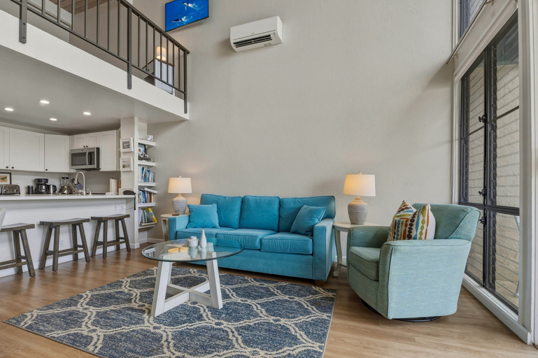 Living area 3, Prime Oceanfront 2br Loft - Unit C10 1 Bedroom Condo, Maui