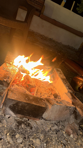 Fireplace, Al Hindi Palace, Salt