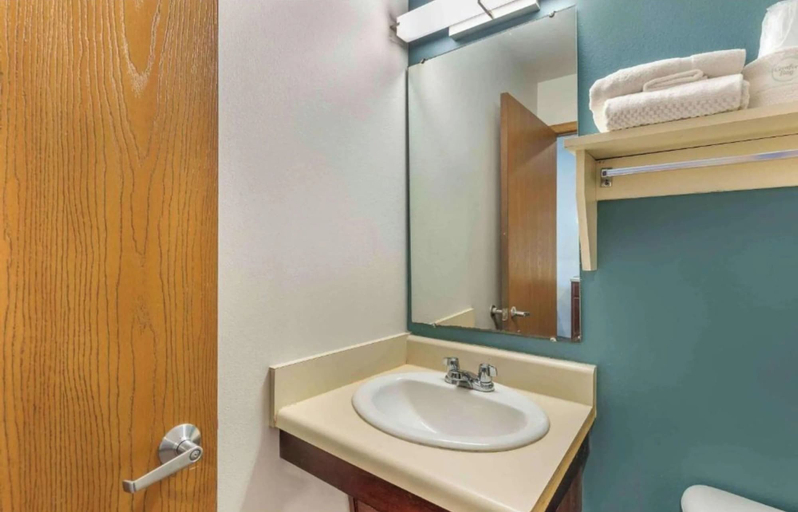 Bathroom 4, Studio 6 Extended Stay Little Rock Southwest AR, Pulaski