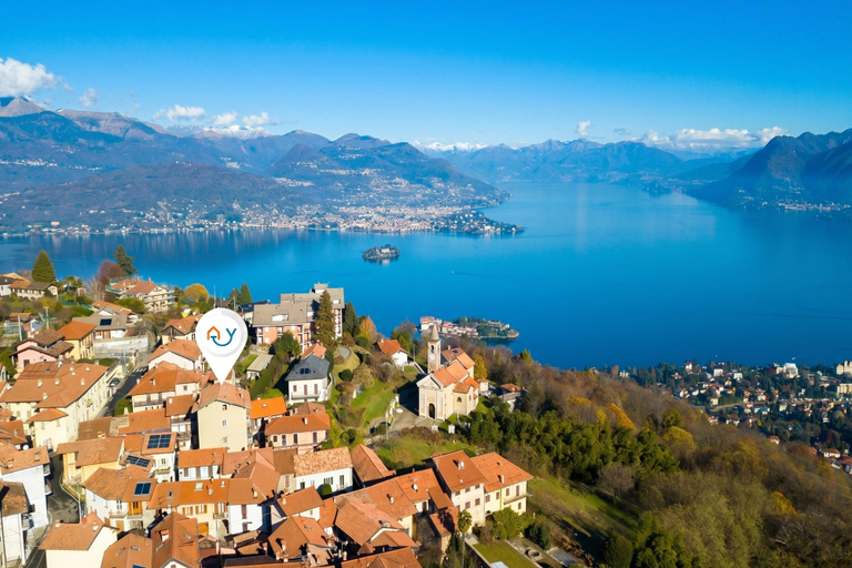 Aerial view 4, Gaia on Stresa Hill: 2BR With AC and Outdoor Space, Verbano-Cusio-Ossola