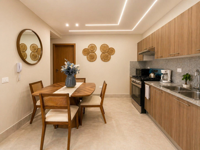 Private kitchen 4, Majestuoso Apartamento 2 habitaciones, Boca Chica