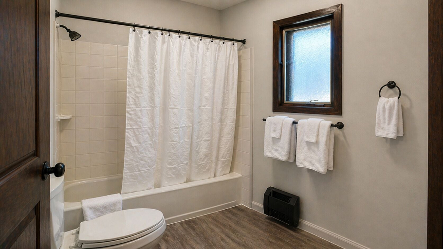 Bathroom 2, Adirondack Lodge Old Forge, Herkimer