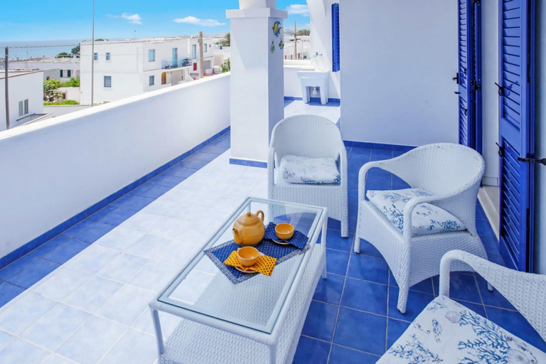 Terrace/patio, Penthouse Azzurra Sea View Near Beach, Lecce