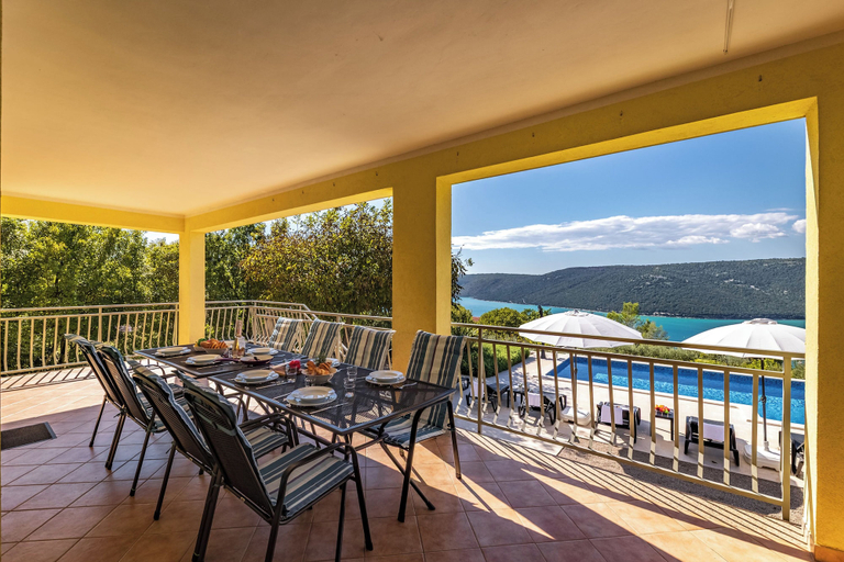 Rooftop terrace, Seaview Pool House Mytilus, Raša