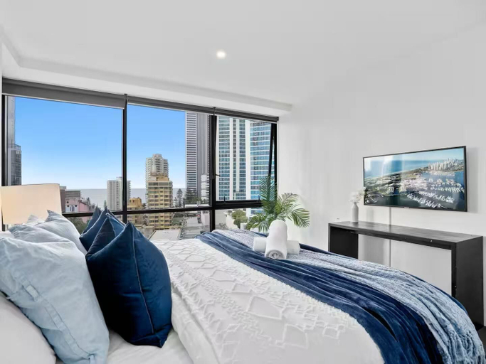 Room 3, Scenic View 2 Bedroom Apartment - Pools, Gym and Secure Parking, Gold Coast