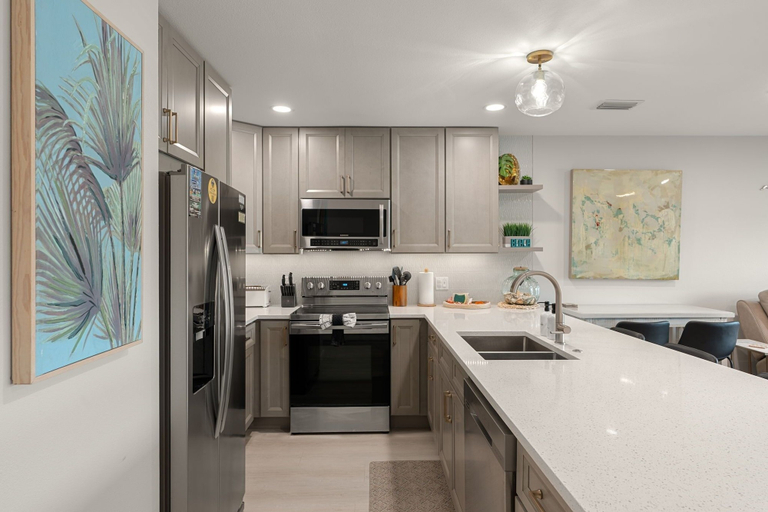 Private kitchen 4, Driftwood Hideaway 130 2 Bedroom Condo, Walton