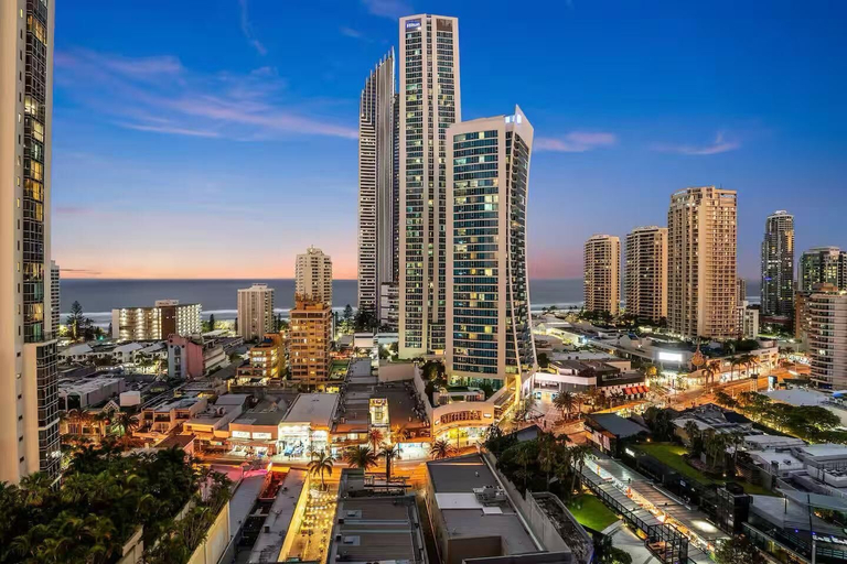 Aerial view, Scenic View 2 Bedroom Apartment - Pools, Gym and Secure Parking, Gold Coast