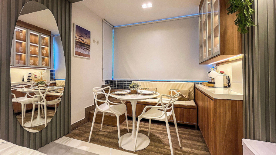 Dining room 5, Flat com piscina privativa a beira mar, Ipojuca