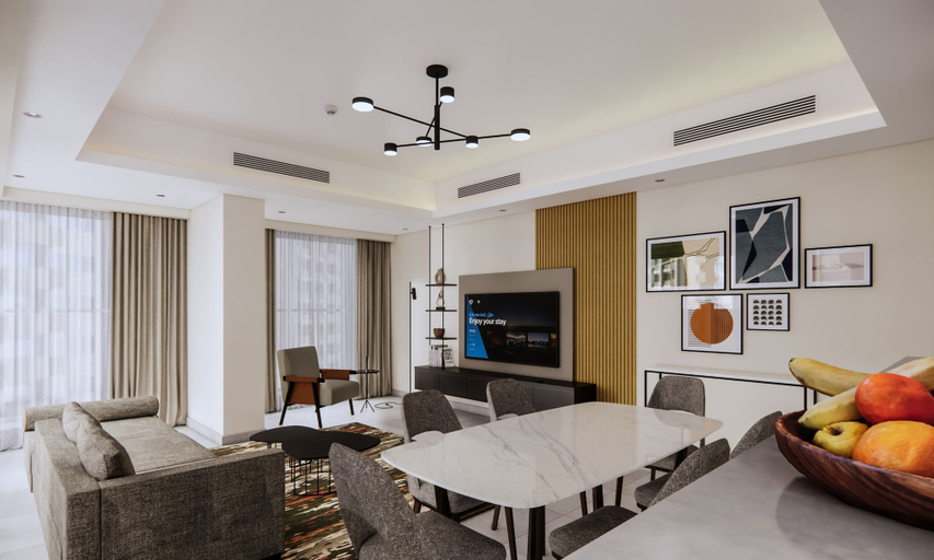 Room 4, Marriott Executive Apartments Jumeirah Lakes Towers, Dubai, Dubai