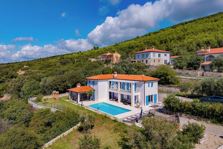 Exterior 4, Villa Luka With Private Pool & Sea View, Raša