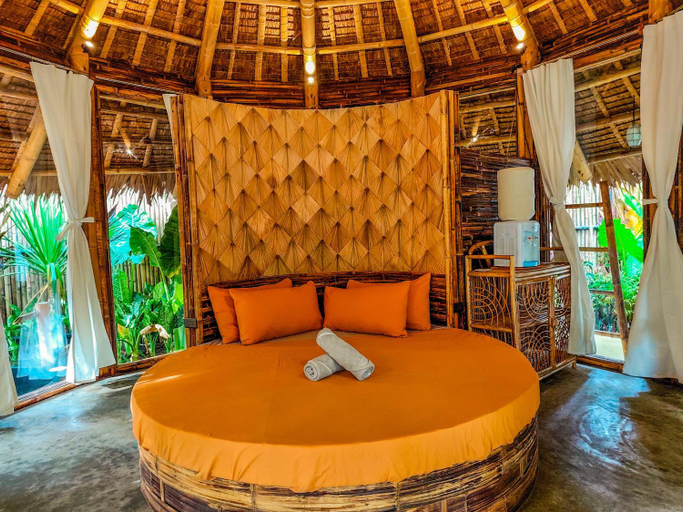 Bedroom 2, The Bamboo Houses - Tropical Gardens & Nature, General Luna