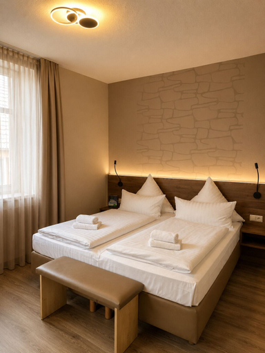 Bedroom 2, Konsum Gästehaus Quisisana, Schmalkalden-Meiningen
