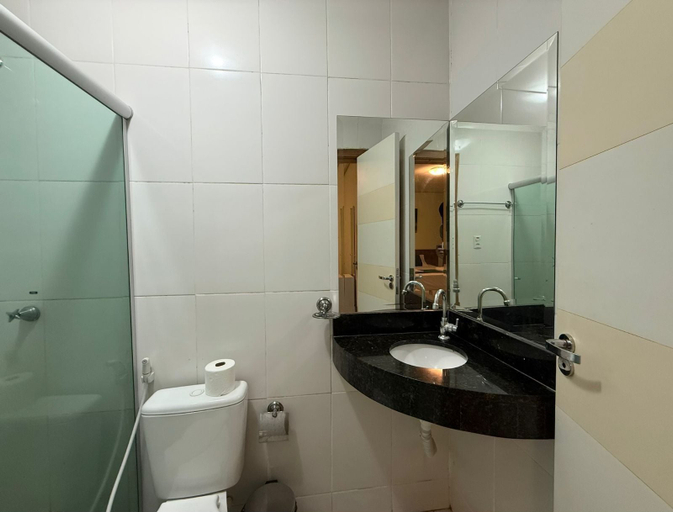 Bathroom, Domus Hotel Rio Verde - Parauapebas, Parauapebas
