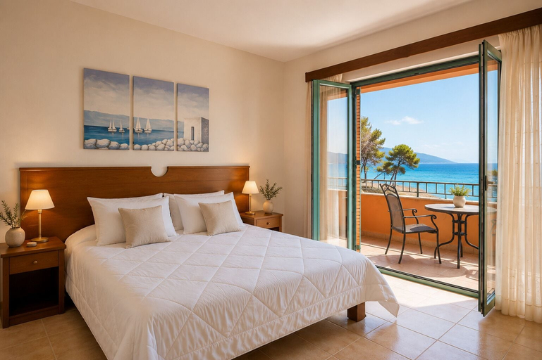 Bedroom 2, Makis Inn Resort, Peloponnese