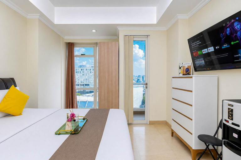 Bedroom 2, Strategic Location Studio for 2 Pax at Menteng Park Apartment By Travelio, Jakarta Pusat