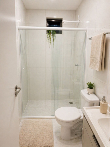 Bathroom, Apartamento para alugar em Cascavel PR, Cascavel