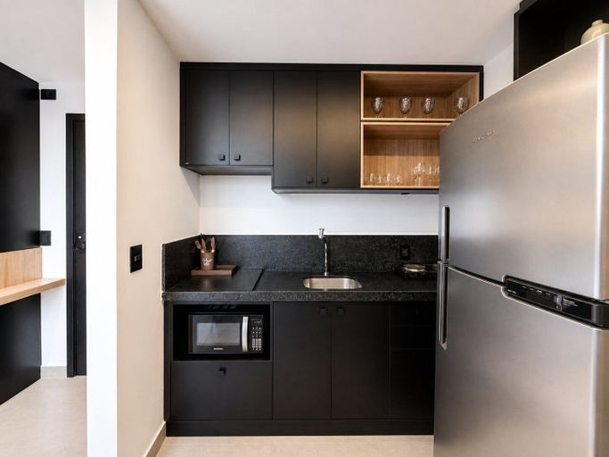Private kitchen 4, Emunah Flat Luxo Cabedelo  Rooftop, Cabedelo