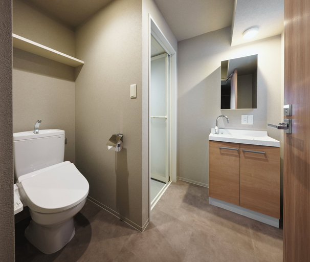 Bathroom 4, Residence Hotel Hakata 19, Fukuoka
