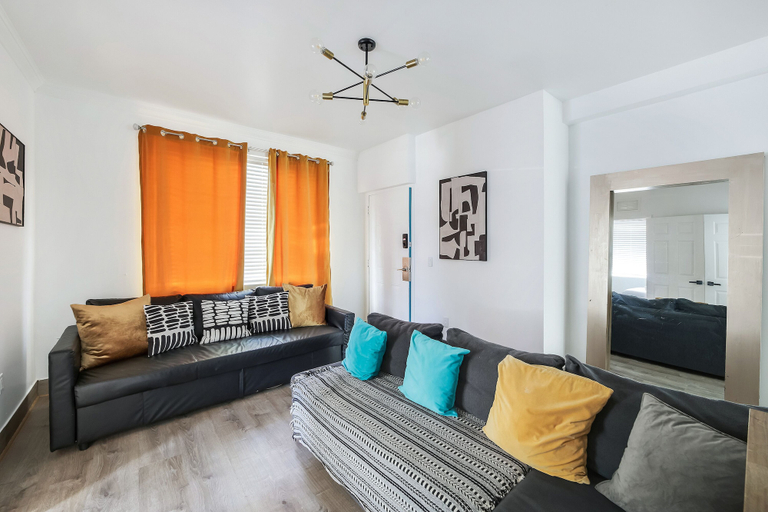 Living area 2, Drexel Apts by At Mine Hospitality, Miami-Dade