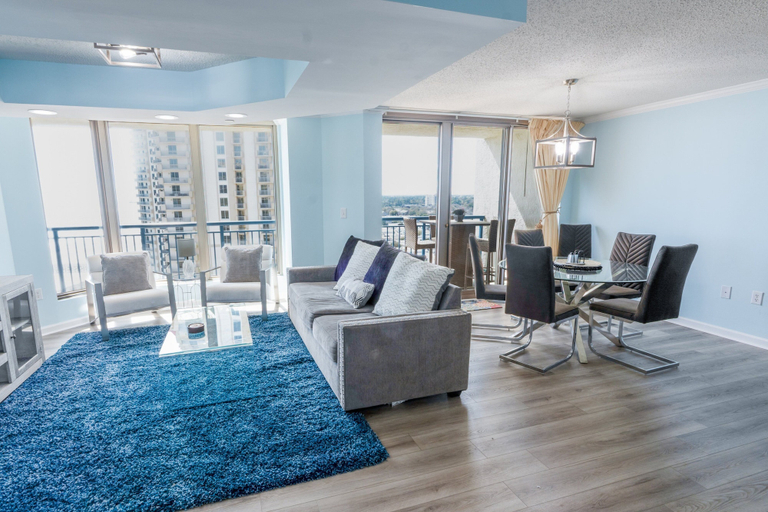 Living area 2, 1608 Brighton Tower 2 Bedroom Condo, Horry
