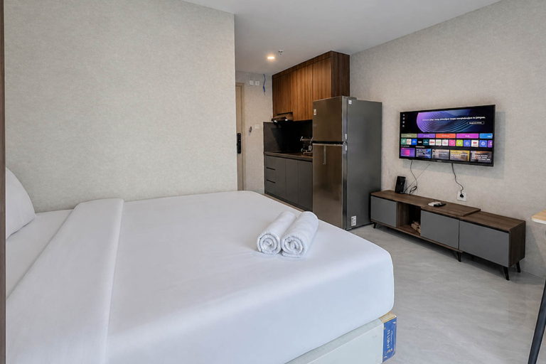 Bedroom 3, Nice Look Studio Apartment at Princeton Boutique Living By Travelio, Medan