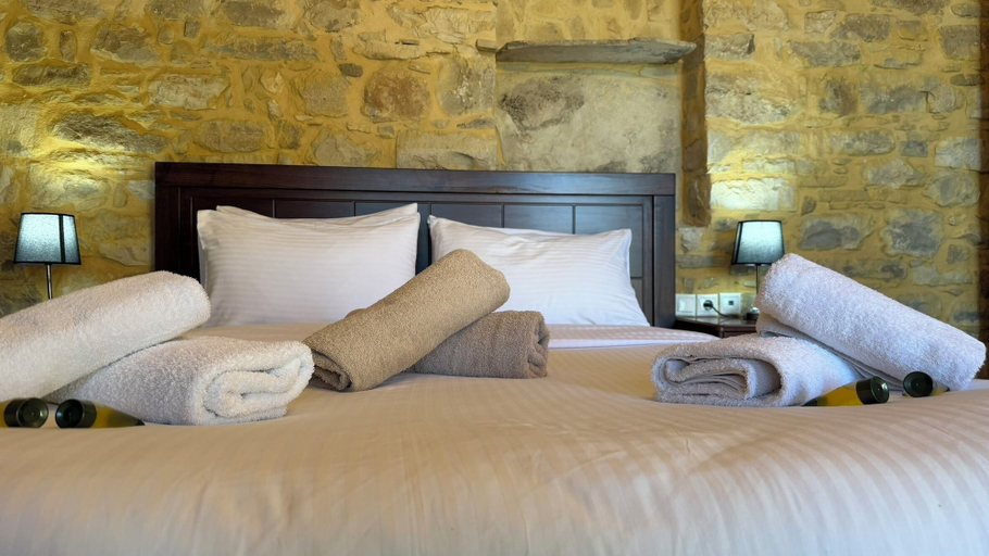 Bedroom 3, Draganigo Luxury Stone Houses, Crete