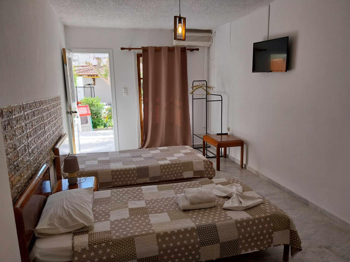 Bedroom 3, Katerina Apartments, South Aegean