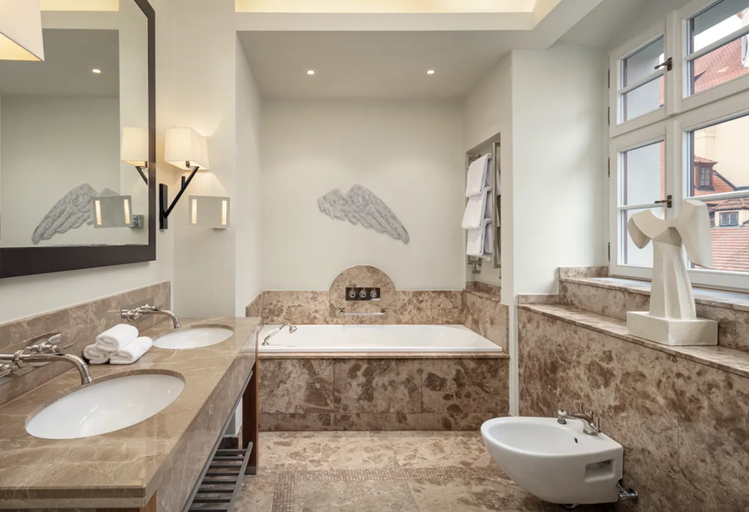 Bathroom 4, Augustine Hotel, Prague, Praha 1