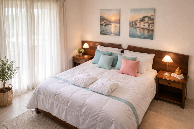 Bedroom 4, Makis Inn Resort, Peloponnese