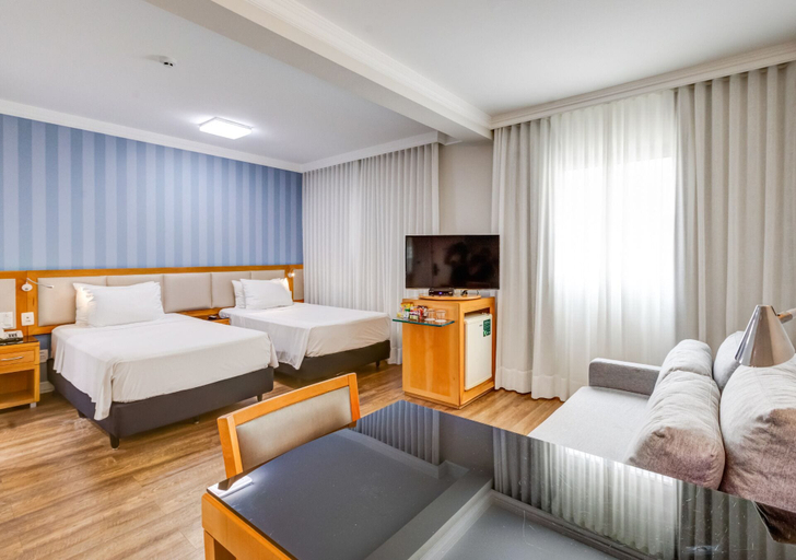 Bedroom 4, Quality Suítes Oscar Freire, São Paulo