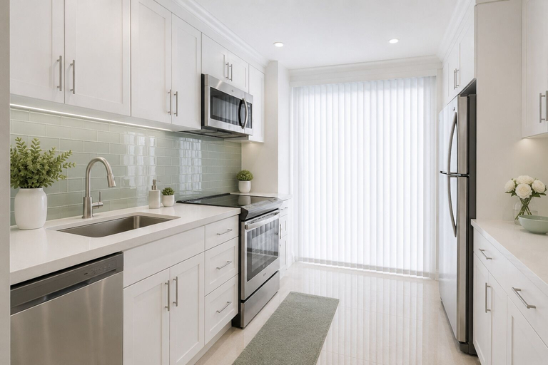 Private kitchen, Marvella Grand Hotel, Toronto