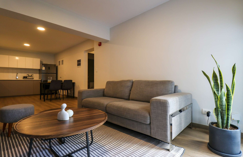 Room 3, w Trendy Cozy 2BR w Balcony in Miraflores, Lima