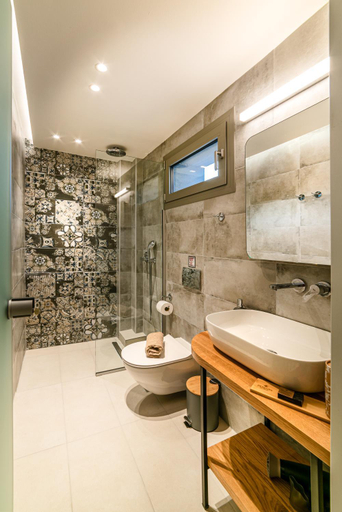 Bathroom, Pelagus Luxury Villas, Central Macedonia
