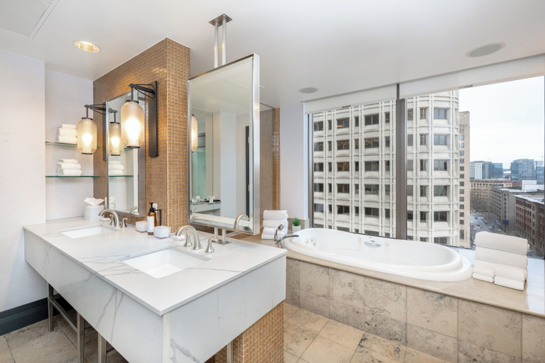 Bathroom 4, Hotel 1000, in The Unbound Collection by Hyatt, Seattle