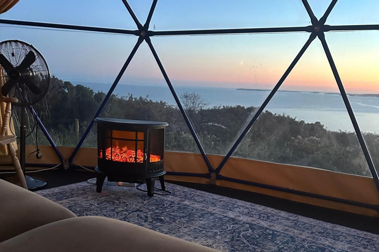 Interior 3, Geodesic Dome With sea Views, Carmarthenshire