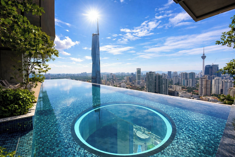 Outdoor pool 4, Lucentia Residence Bukit Bintang Lalaportbbcc By Vellora, Kuala Lumpur
