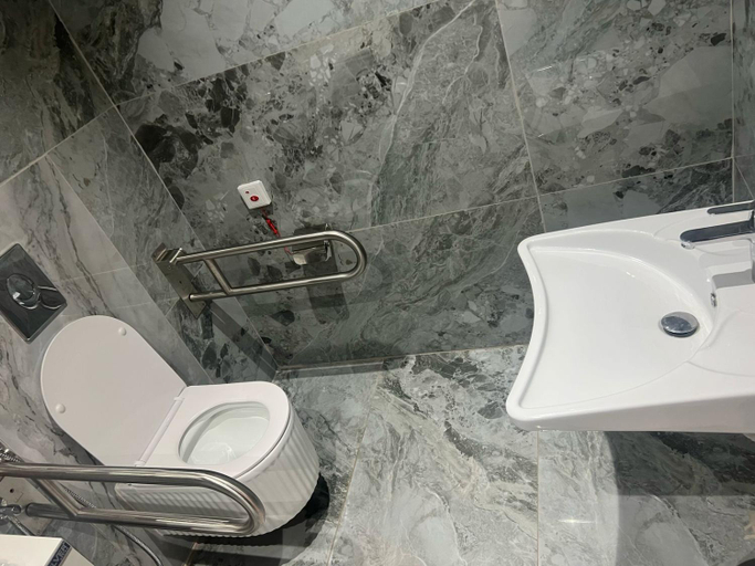Bathroom 5, Al-Awa'il Al-Dhahabiya Serviced Apartments - الاوائل الذهبية للشقق المخدومة, Taif