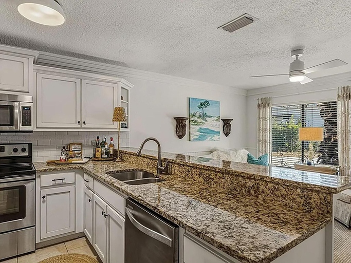 Private kitchen 2, Casa Azul- Blue Mountain Beach, Walton