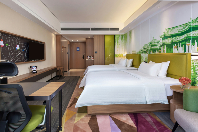 Bedroom 2, Hampton by Hilton Chaozhou Fortune Center, Chaozhou