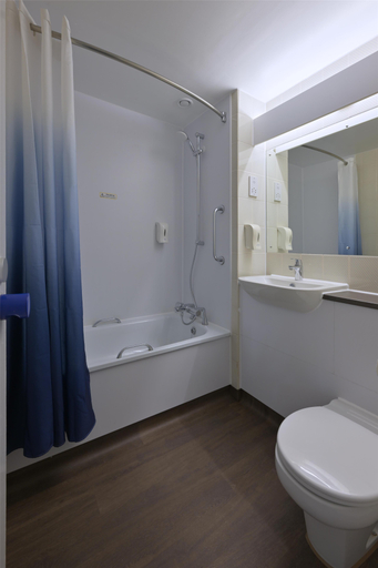 Bathroom 4, Travelodge Oswestry, Shropshire